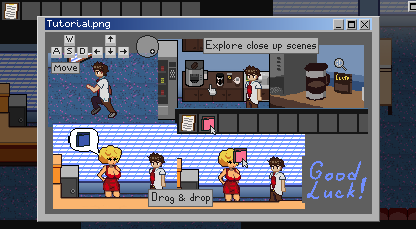 图片[3]-【互动ACT/像素/动态/生肉】自由使用办公室 Freeuse Office  安卓+PC-春日ACG